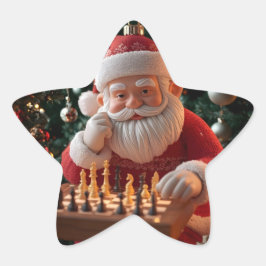 Adesivo Estrela Santa’s Next Move – Funny Chess Christmas Sticker