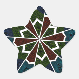 Adesivo Estrela Sari inspirou Design com detalhes de insinuação