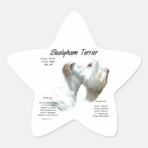 Adesivo Estrela Sealyham Terrier History