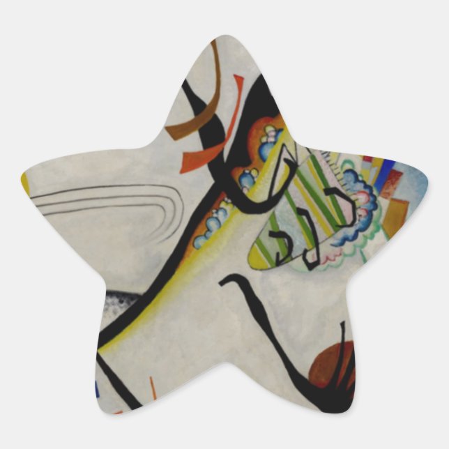 Adesivo Estrela Segmento Azul Kandinsky (Frente)