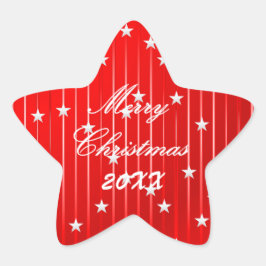 Adesivo Estrela Seja Feliz e Cartão-postal brilhante