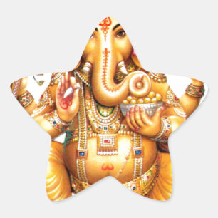 ADESIVO ESTRELA SENHOR GANESH HINDU DEUS
