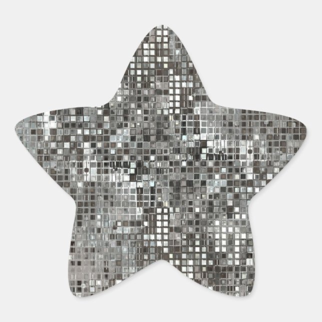 Adesivo Estrela Sequins Star Sticker (Frente)