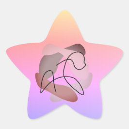 Adesivo Estrela Silhueta da Serenidade: A Beleza de um Cavalo Livr