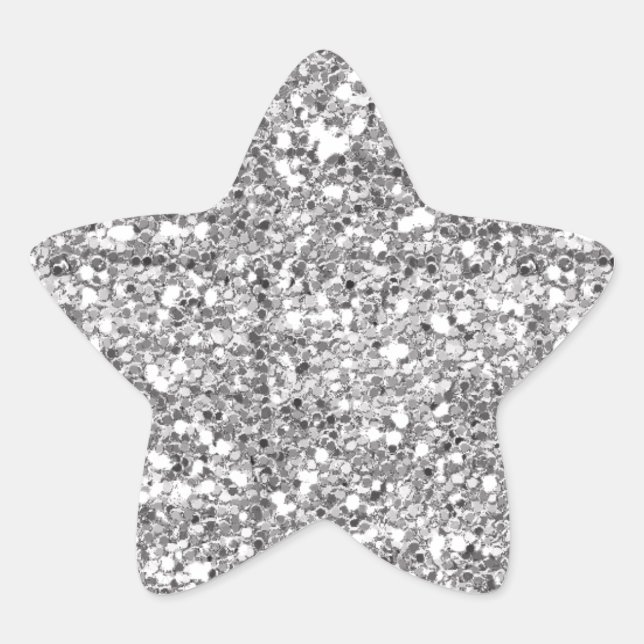 Adesivo Estrela Silver Sticker (Frente)
