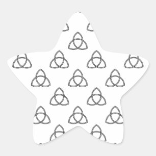 Adesivo Estrela Símbolo Triquetra Vesica