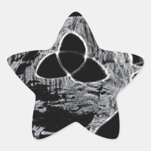 Adesivo Estrela símbolo wiccan para as bruxas