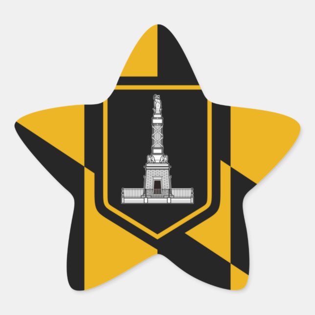 Adesivo Estrela Sinalizador Baltimore (Frente)