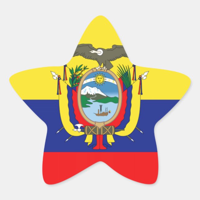 Adesivo Estrela Sinalizador equatoriano (Frente)
