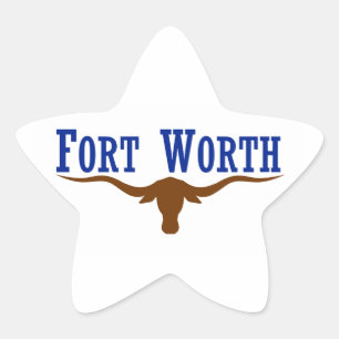 Adesivo Estrela Sinalizador Fort Worth