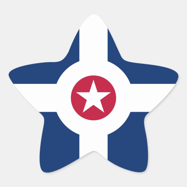 Adesivo Estrela Sinalizador Indianápolis (Frente)