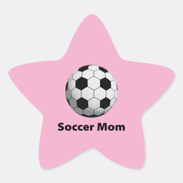 Adesivo Estrela Soccer, Mãe Sticker (Frente)