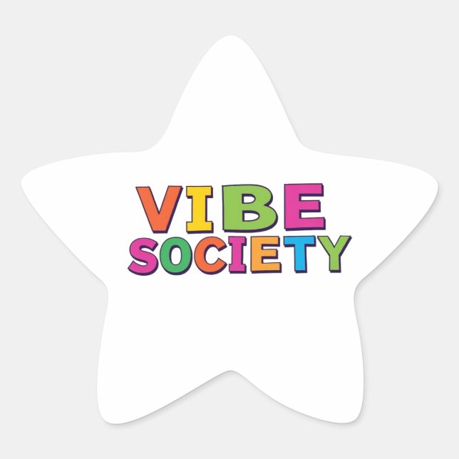 Adesivo Estrela Sociedade Vibe (Frente)