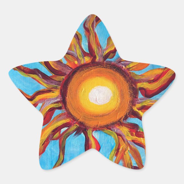 Adesivo Estrela Sol selvagem (Frente)