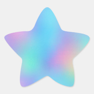 Adesivo Estrela Sonho Pastel Holográfico