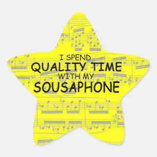Adesivo Estrela Sousaphone Star Sticker