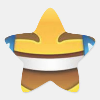 Adesivo Estrela Star Rindo Emoji