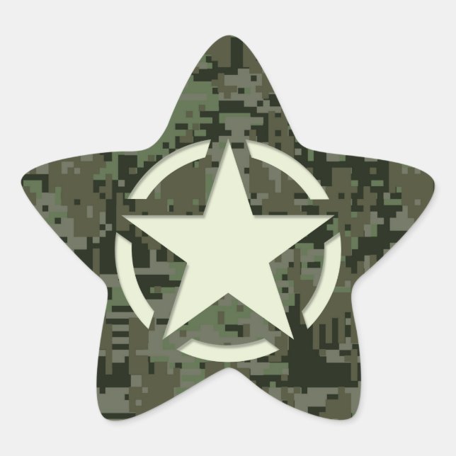 Adesivo Estrela Star Stencil Digital Woodland (Frente)