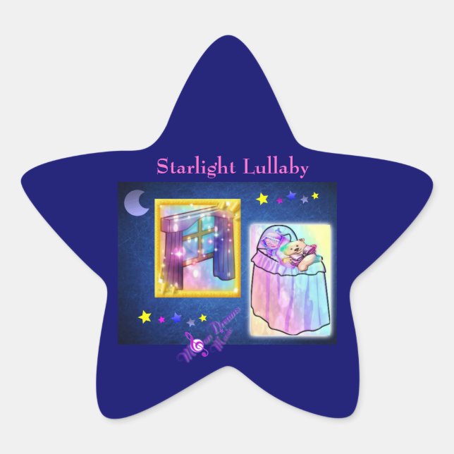 Adesivo Estrela Starlight Lullaby Star Shapker (Frente)
