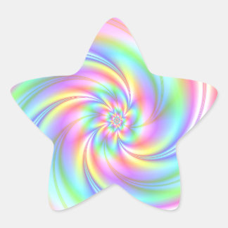 Adesivo Estrela Starry Girl Pink Twirl Star Stickers