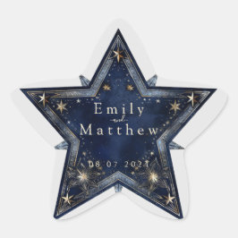 Adesivo Estrela Starry Night Romance Wedding