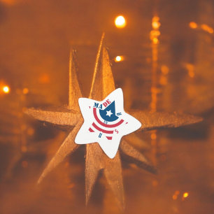 Adesivo Estrela Stars Stripes Art