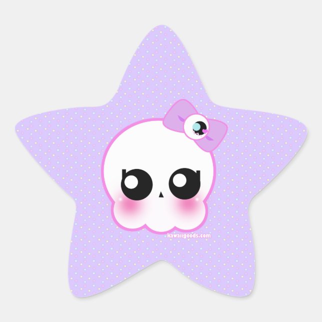 Adesivo Estrela Sticker Rapariga (Frente)