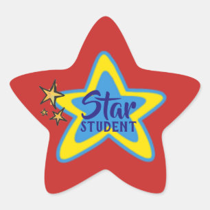 Adesivo Estrela Stickers Estudantes Estrelas