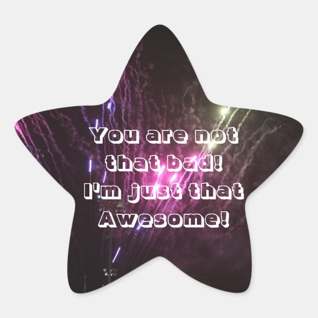 Adesivo Estrela Stickers Incríveis (Frente)