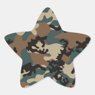 Adesivo Estrela Stickers Verdant Camo Verdant