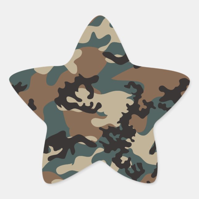 Adesivo Estrela Stickers Verdant Camo Verdant (Frente)