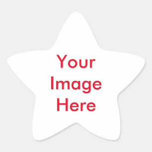 Adesivo Estrela Sua imagem personalizada