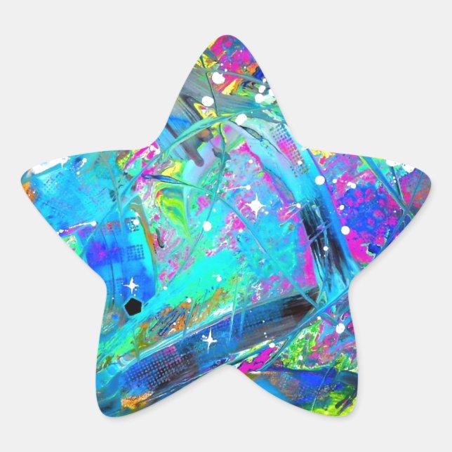 Adesivo Estrela Sumo espacial (Frente)