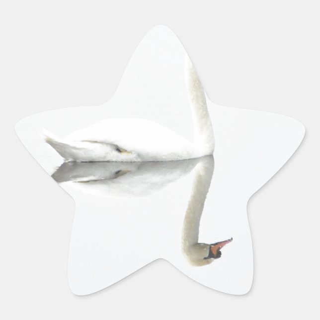 Adesivo Estrela Swan (Frente)