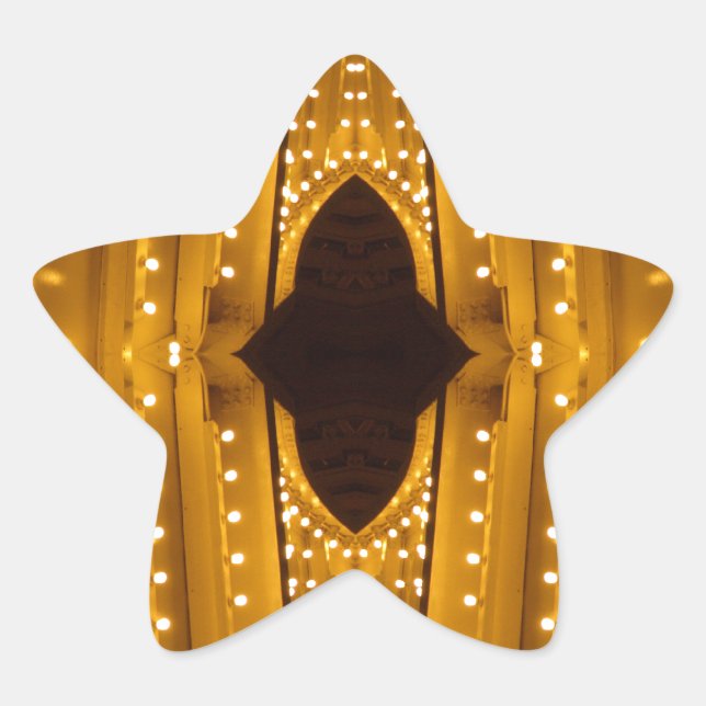 Adesivo Estrela Teatro Marquês de NYC Lança Broadway (Frente)