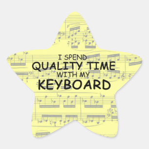 Adesivo Estrela Teclado de ecrã de tempo de qualidade