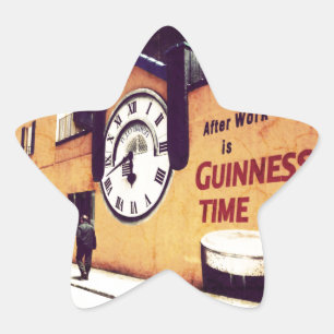 Adesivo Estrela Tempo de Guinness