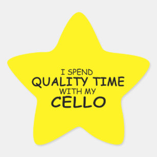 Adesivo Estrela Tempo de qualidade - Cello Star Sticker