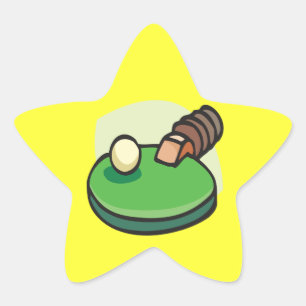 Adesivo Estrela Ténis de mesa