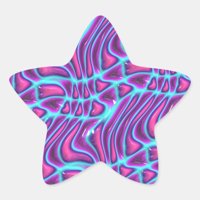 Adesivo Estrela termoplástico do decoglam: (Frente)