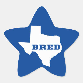Adesivo Estrela Texas Bred