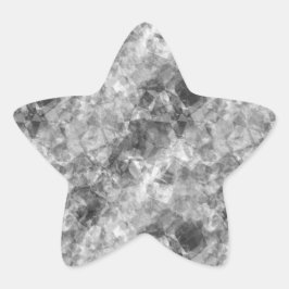 Adesivo Estrela Textura Crumplada De Carvão