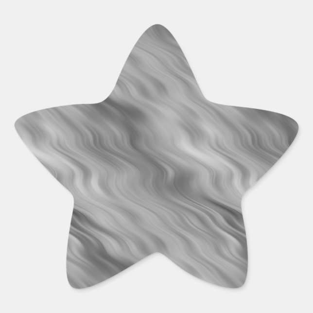 Adesivo Estrela Textura em onda Rosa preto (Frente)