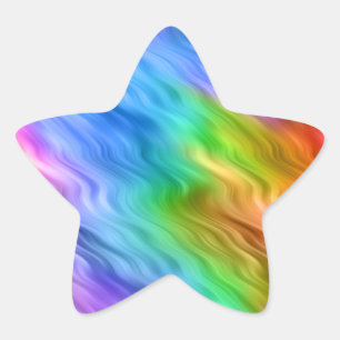 Adesivo Estrela Textura Wavy Azul