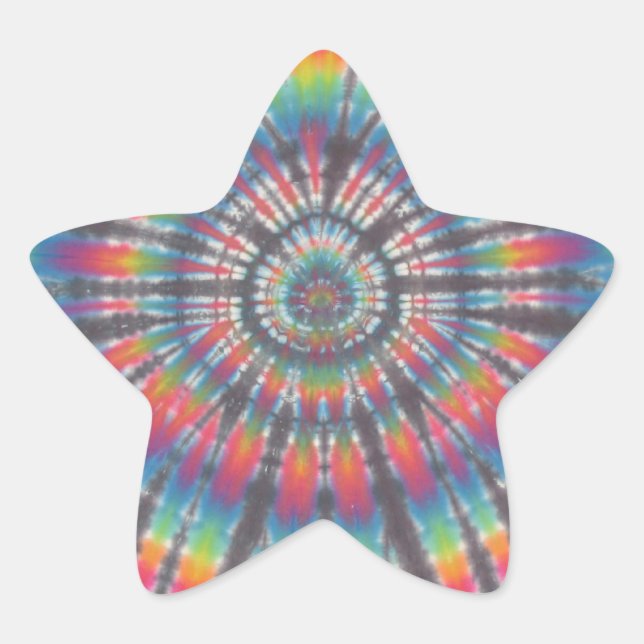 Adesivo Estrela Tie Dye Rabbit Hole (Frente)