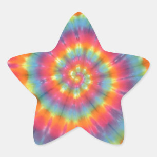 Adesivo Estrela Tintura pequena Trippy PhatDyes do laço do