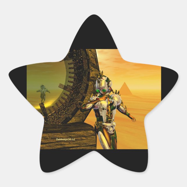 ADESIVO ESTRELA TITAN NO DESERTO DA HIPERIÃO (Frente)