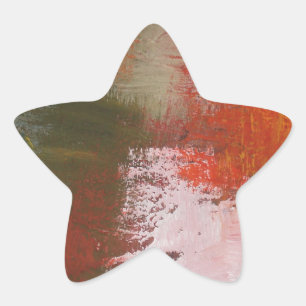 Adesivo Estrela Trabalho de arte abstrato