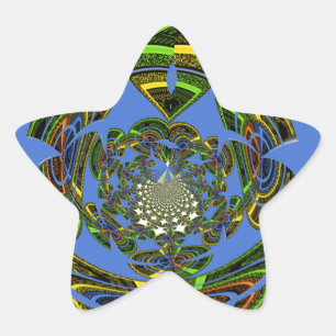 Adesivo Estrela Tradicional Apenas Azul
