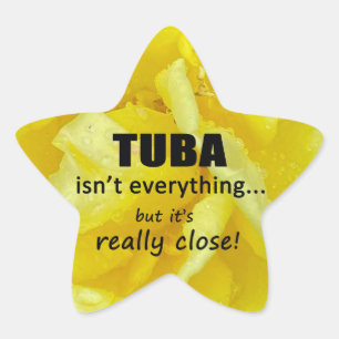 Adesivo Estrela Tuba não é tudo o Star Sticker